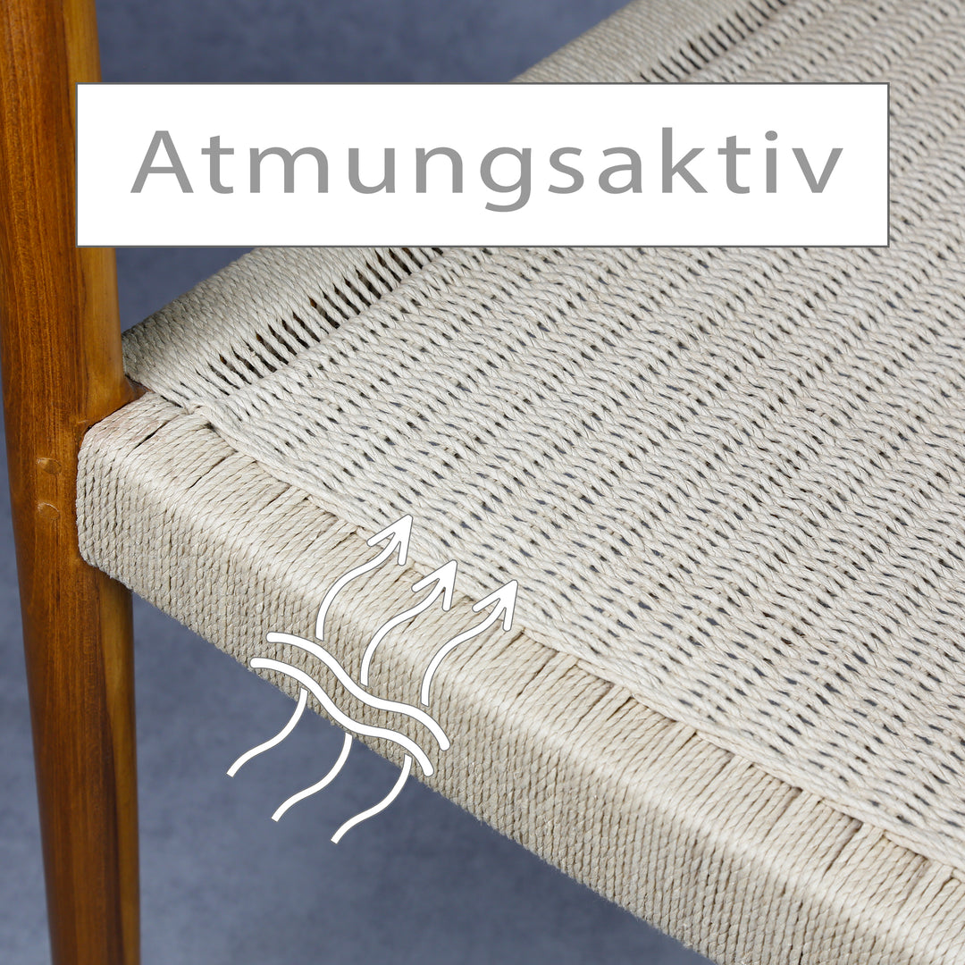 Matsalsstol i trä