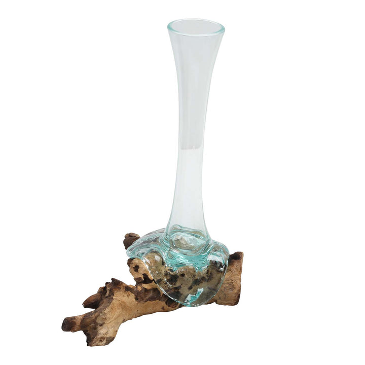 Glasvas på burl wood A27