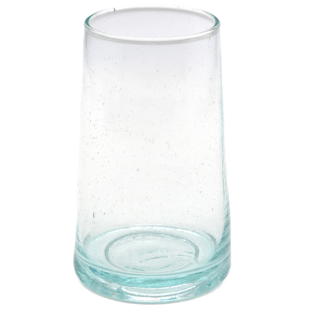 Glas för iskaffe, ischoklad eller iste - koniska och genomskinliga