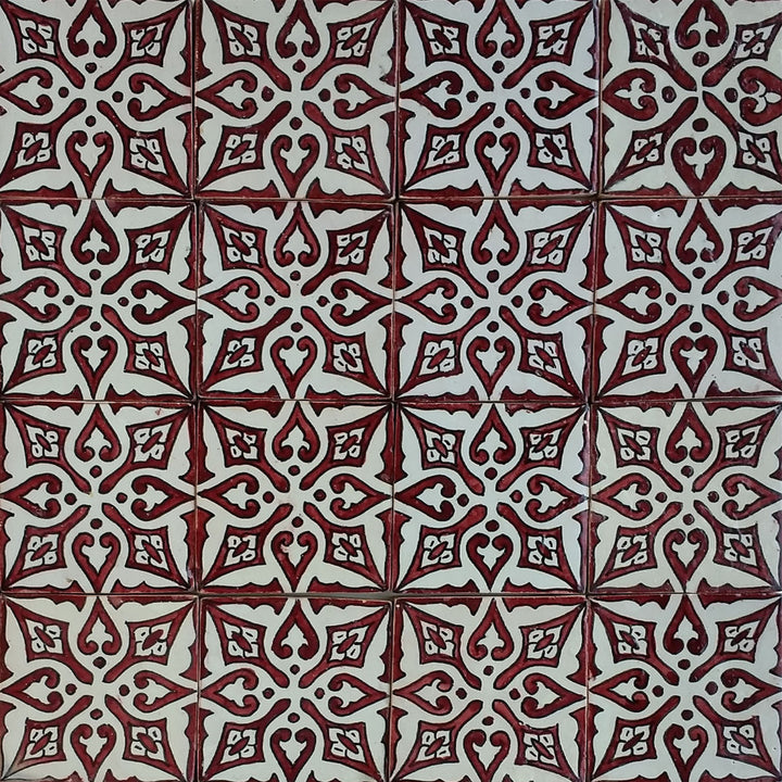 Handmålad kakel – retro keramisk kakel 10x10 cm