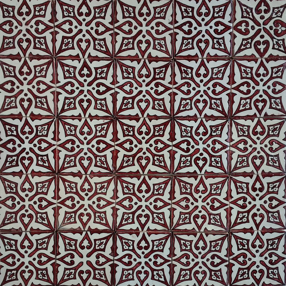 Handmålad kakel – retro keramisk kakel 10x10 cm