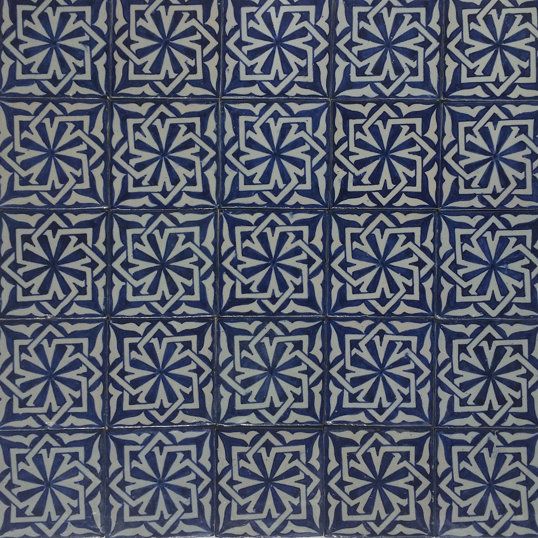 Handmålat kakel – andalusisk stil