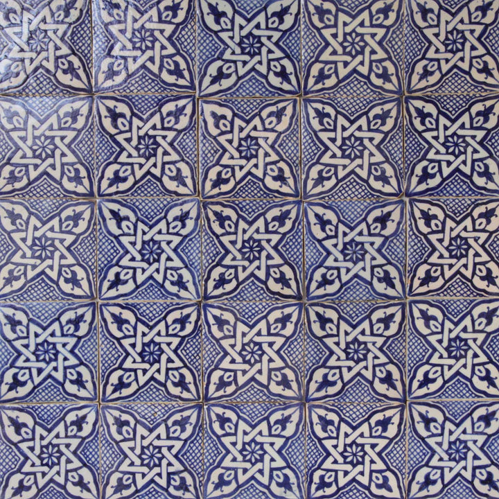 Handmålat kakel – marockansk Riad-stil
