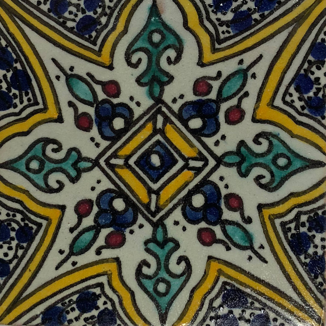 Handmålat kakel - Marrakech stil