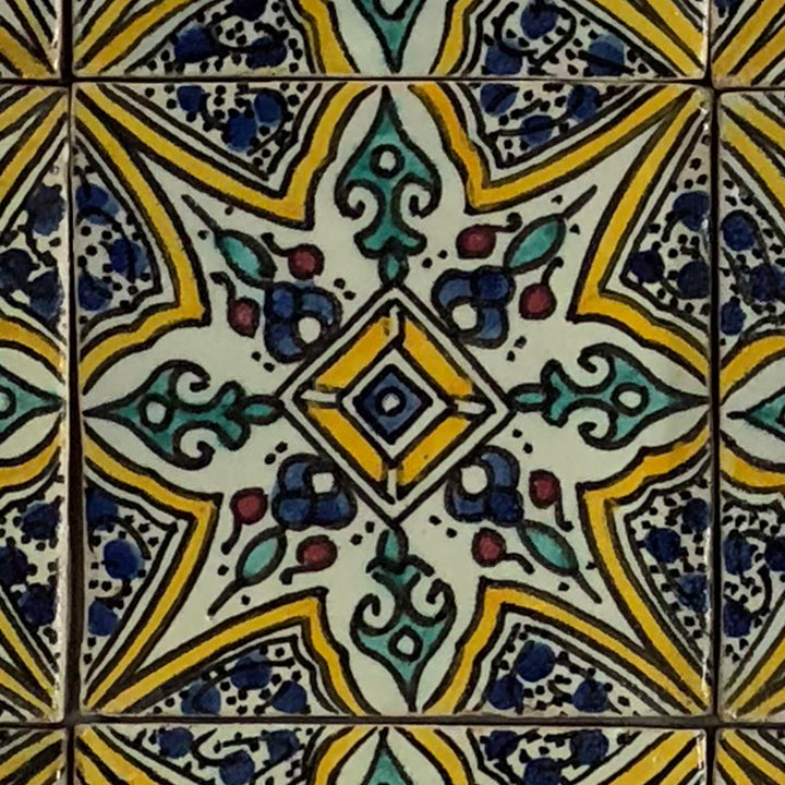 Handmålat kakel - Marrakech stil