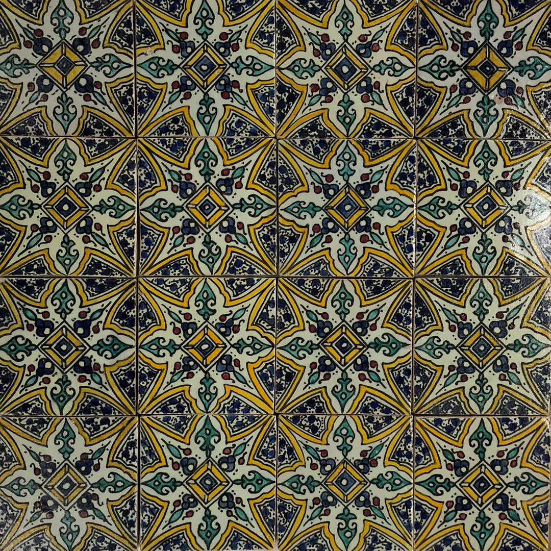 Handmålat kakel - Marrakech stil