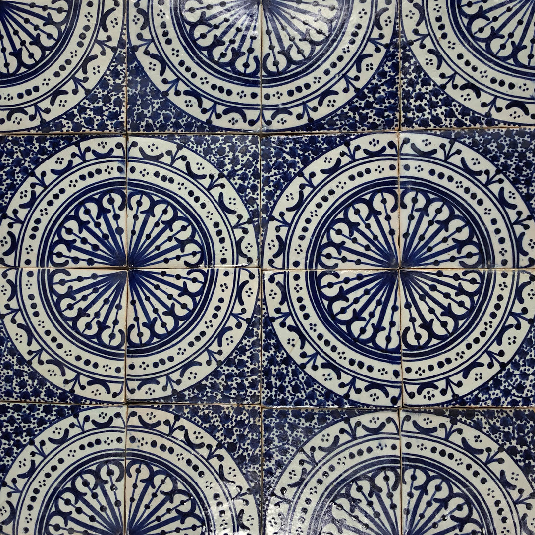 Handmålat kakel – andalusisk stil