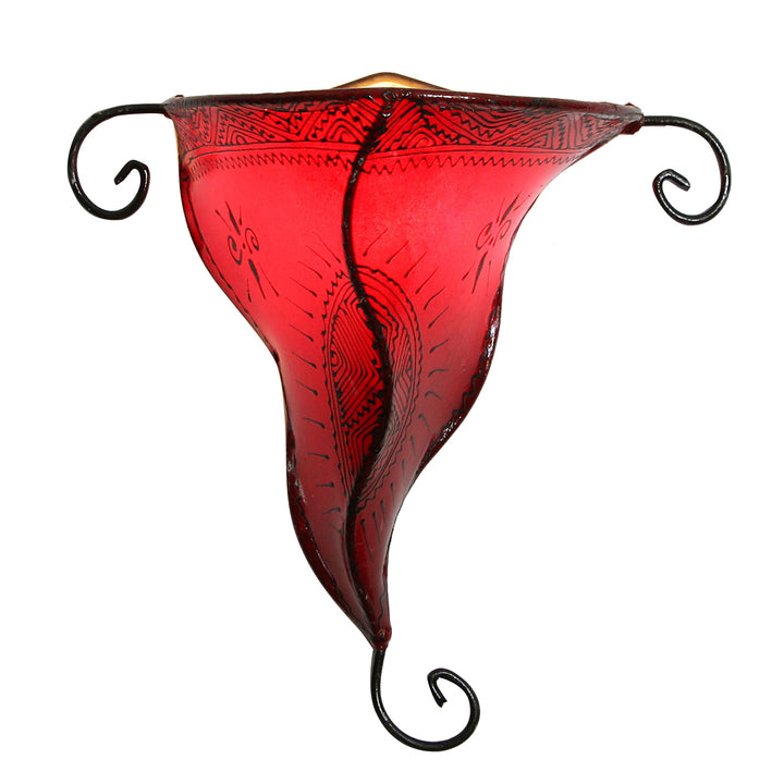 Henna vägglampa Nouna Red
