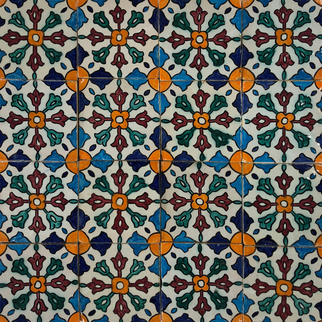 Handmålat kakel – andalusisk dekor