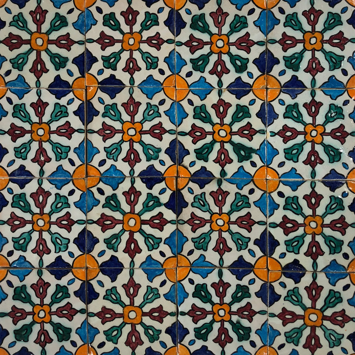 Handmålat kakel – andalusisk dekor