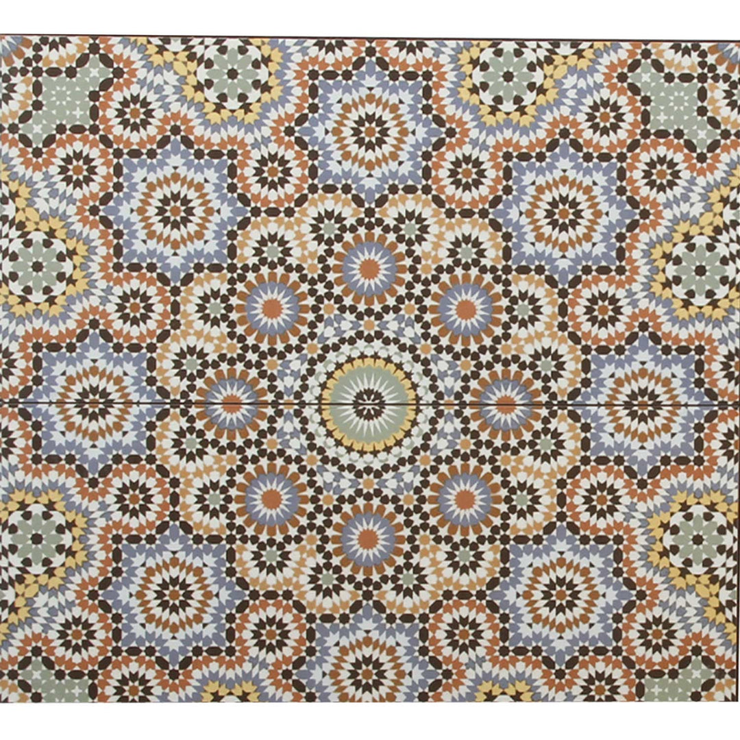 Marockanska väggplattor 50x25 – rosettmosaik