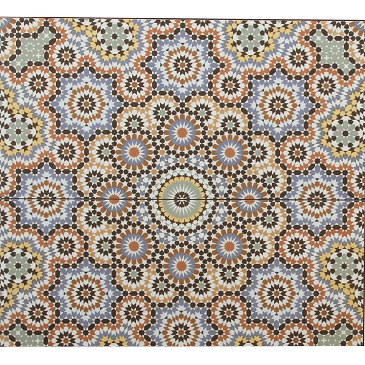 Marockanska väggplattor 50x25 – rosettmosaik