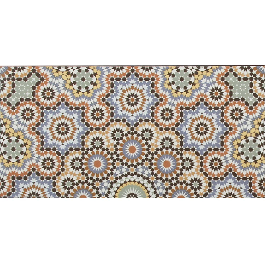 Marockanska väggplattor 50x25 – rosettmosaik
