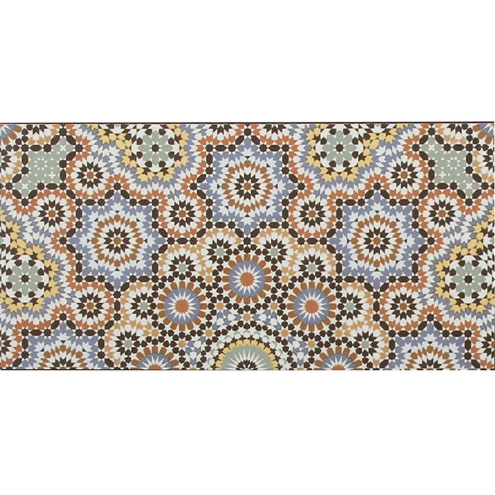 Marockanska väggplattor 50x25 – rosettmosaik