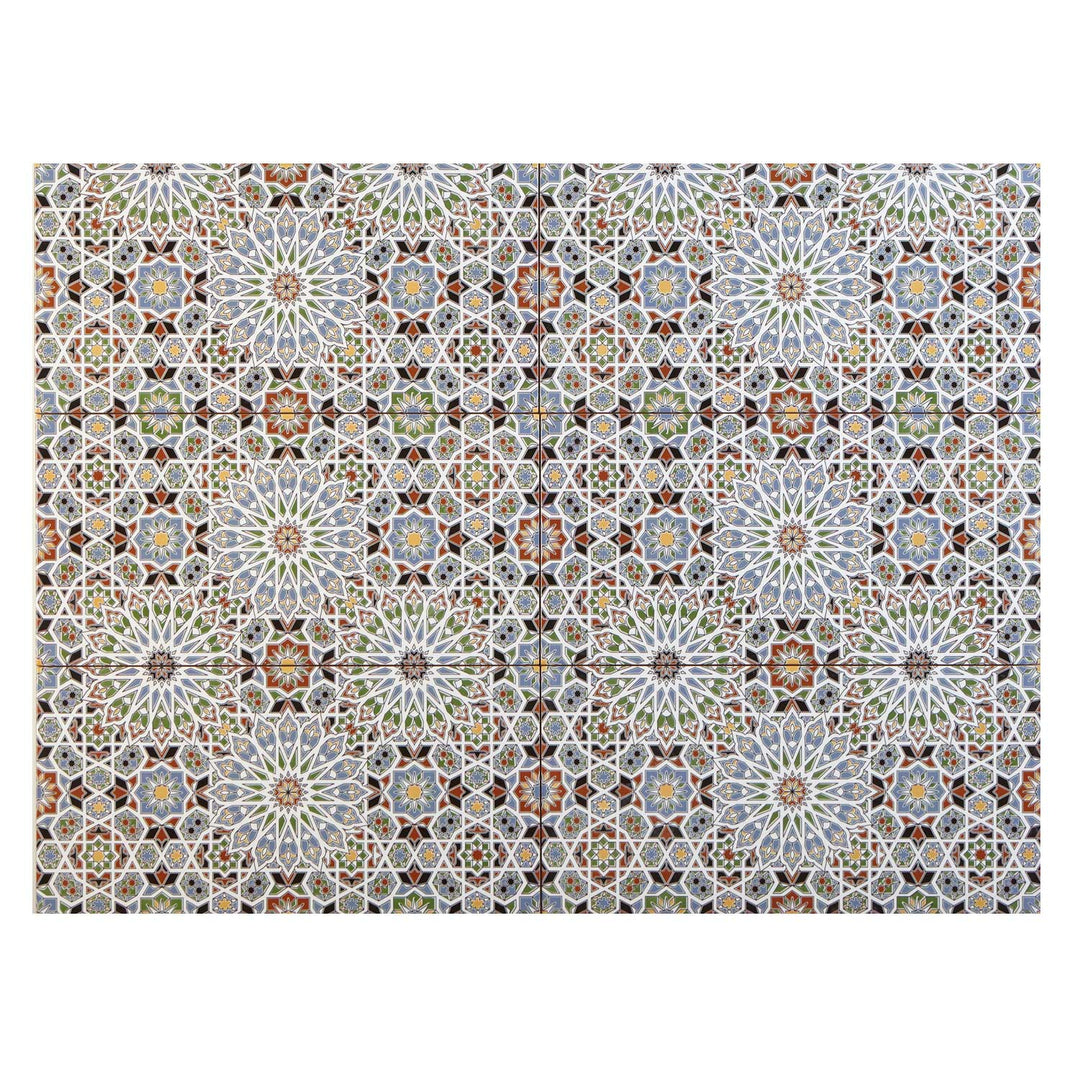 Marockanska väggplattor 50x25 cm – mosaikmönster