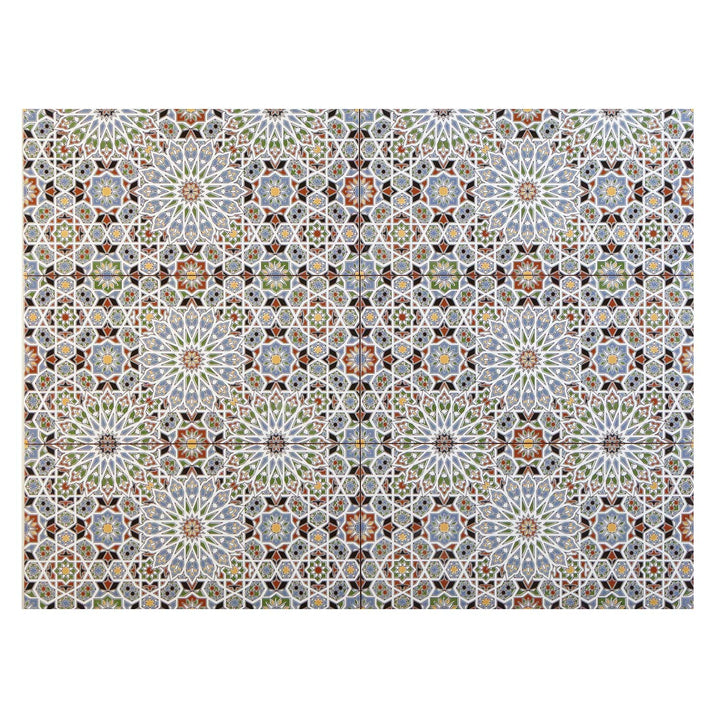 Marockanska väggplattor 50x25 cm – mosaikmönster