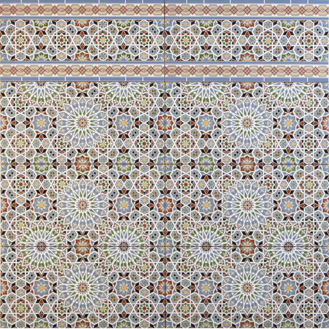 Orientalisk kakelkant 50×25 cm – FL50631