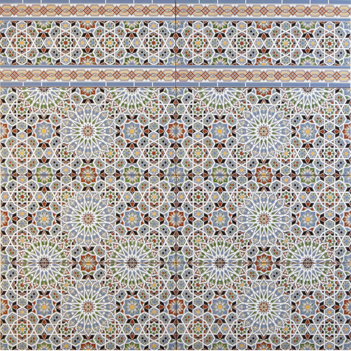 Orientalisk kakelkant 50×25 cm – FL50631