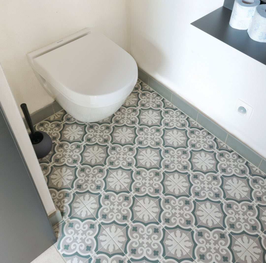 Marockanskt kakel 20x20 cm - cementlook för väggar och golv