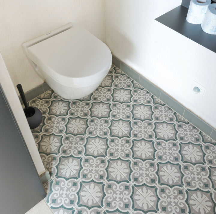 Marockanskt kakel 20x20 cm - cementlook för väggar och golv