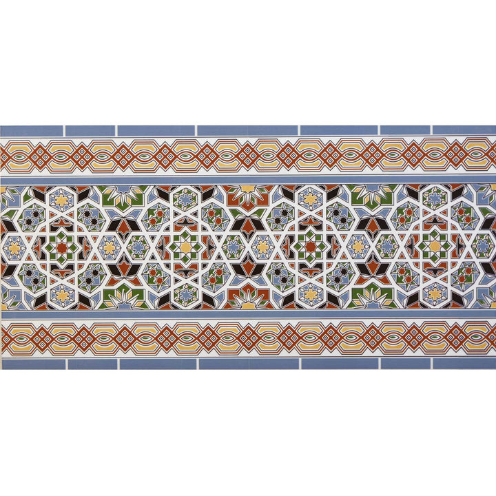 Orientalisk kakelkant 50×25 cm – FL50631
