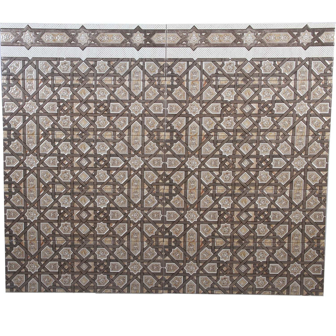 Orientaliska väggplattor 60x20 cm – Marockanskt mönster