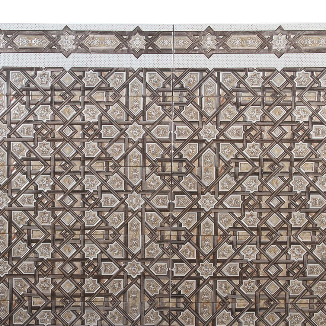 Orientaliska väggplattor 60x20 cm – Marockanskt mönster