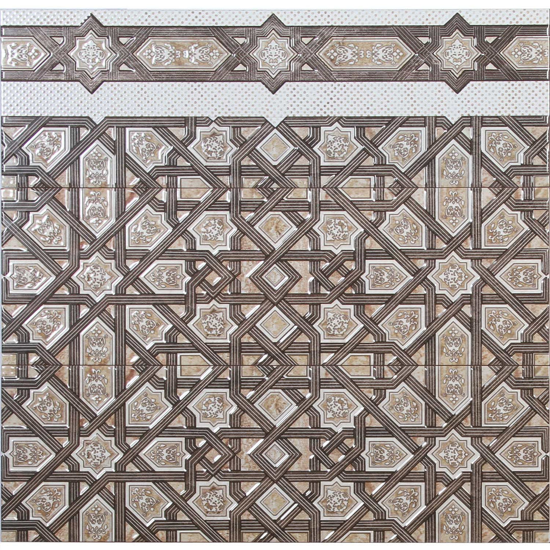 Orientaliska väggplattor 60x20 cm – Marockanskt mönster