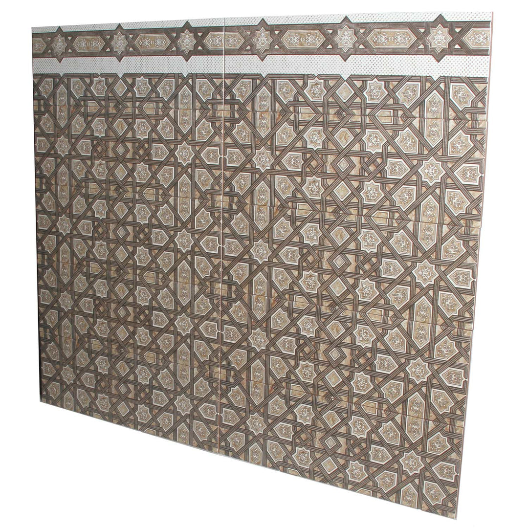 Orientaliska väggplattor 60x20 cm – Marockanskt mönster