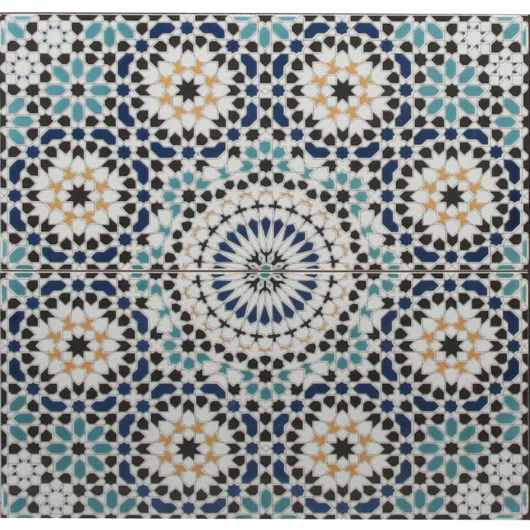 Marockanska väggplattor 50x25 cm – mosaikmönster