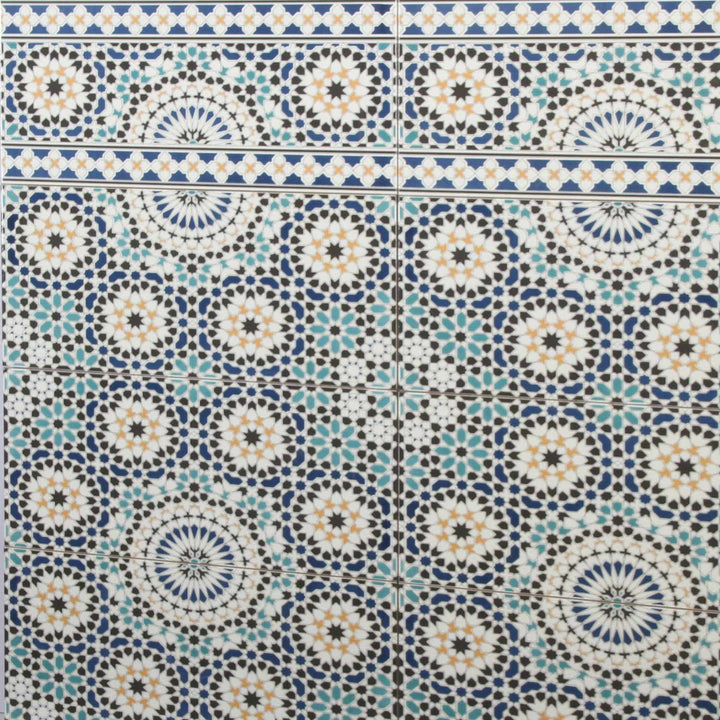 Marockanska väggplattor 50x25 cm – mosaikmönster