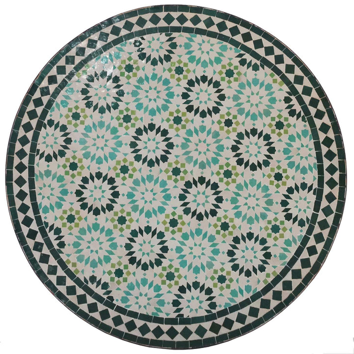 Mosaikbord D90 Ankabut turkos