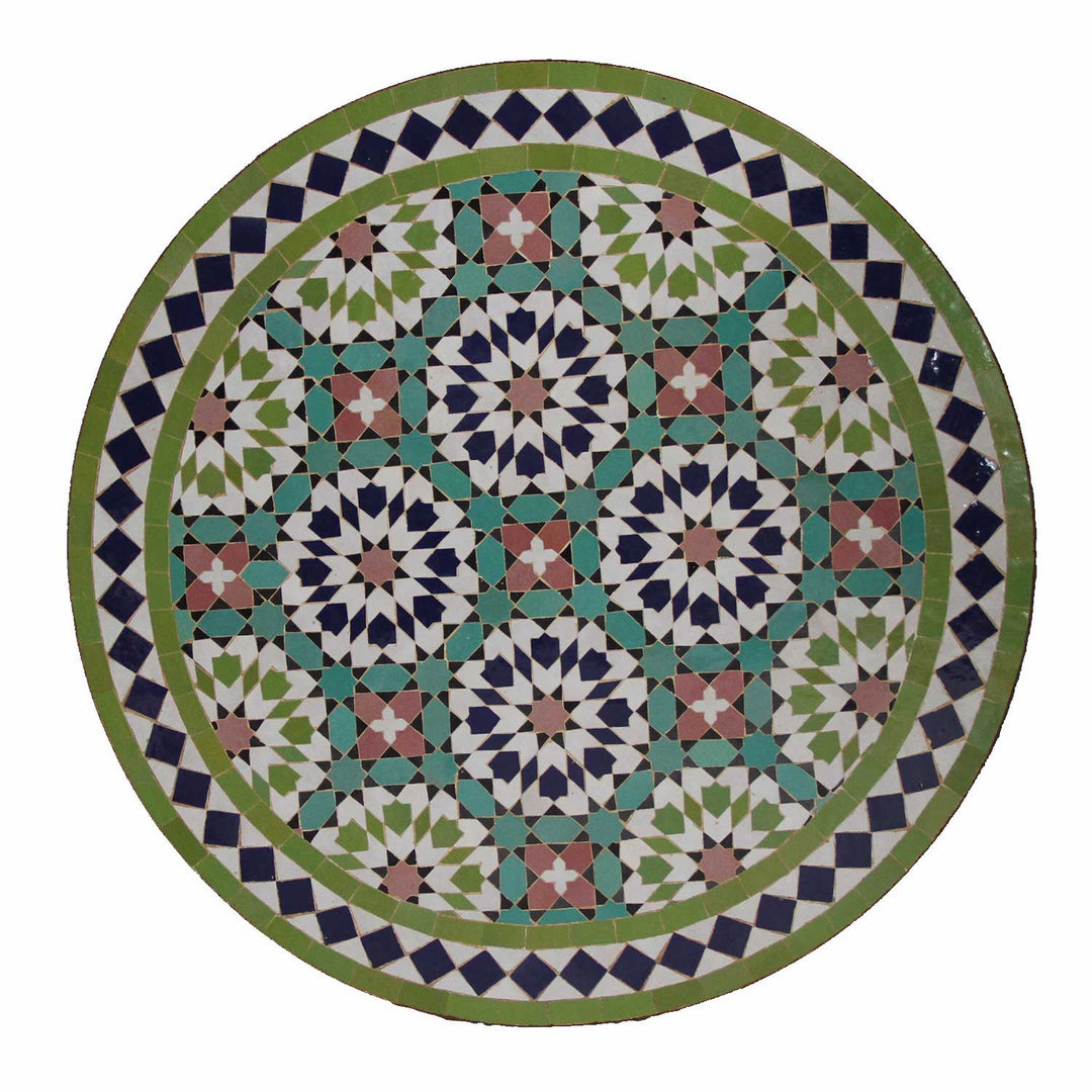 Mosaik bistrobord runt 70 cm