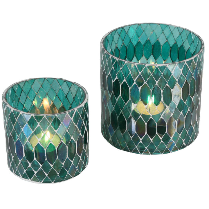 Marockansk mosaiklykta Rayan Green