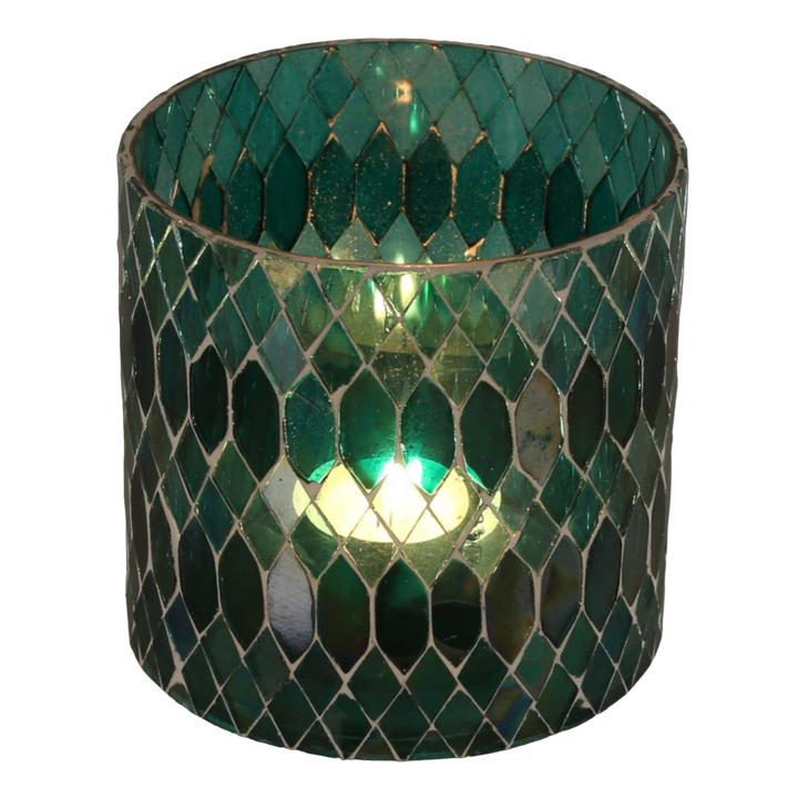 Marockansk mosaiklykta Rayan Green