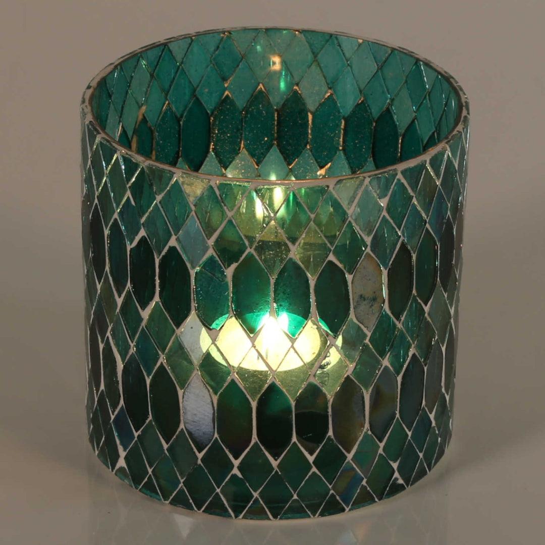 Marockansk mosaiklykta Rayan Green