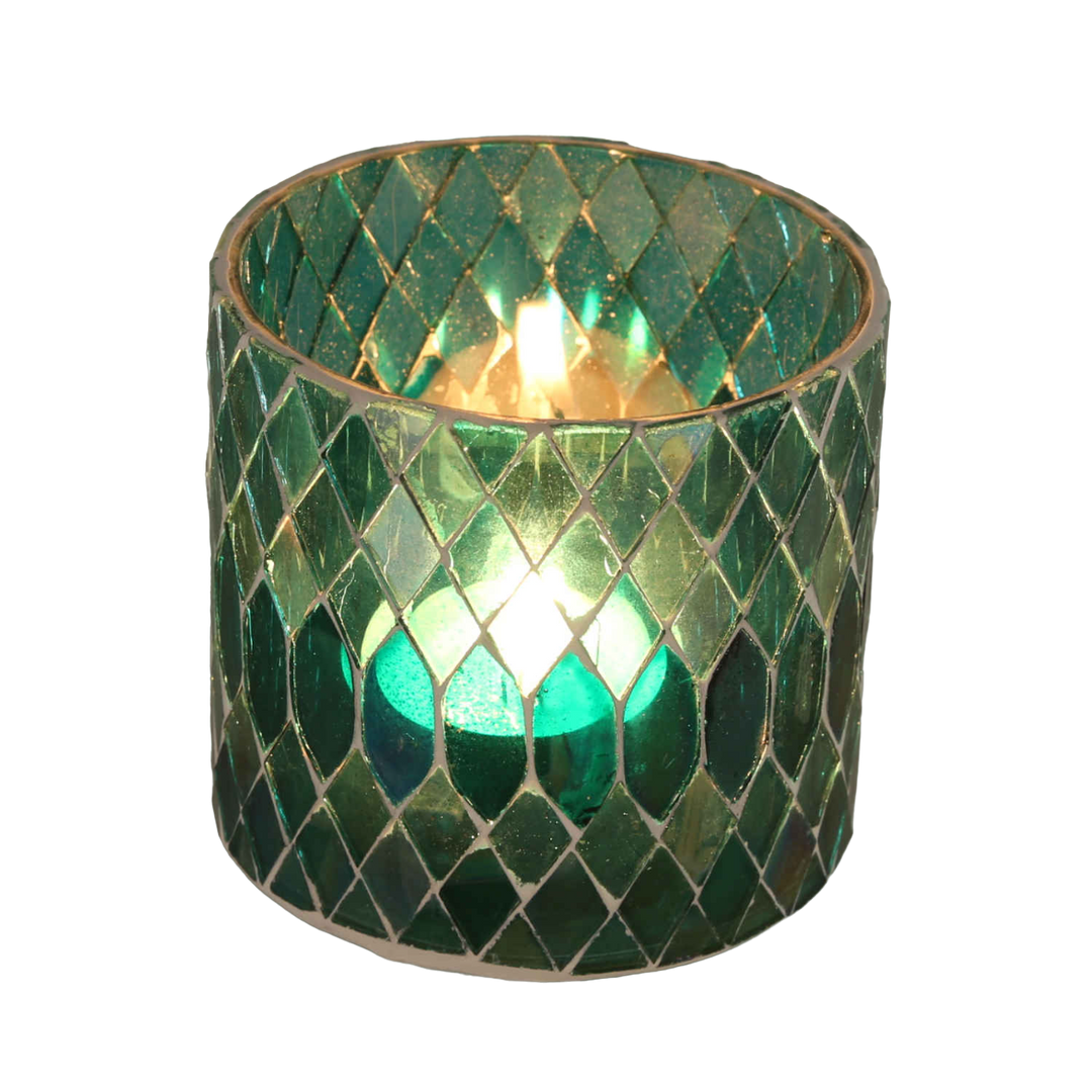 Marockansk mosaiklykta Rayan Green