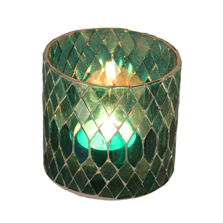 Marockansk mosaiklykta Rayan Green