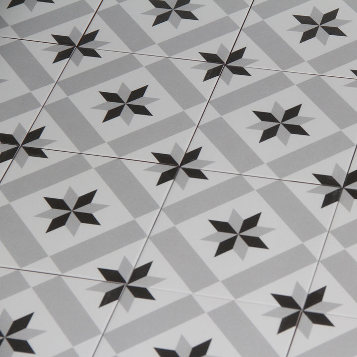 Marockanskt kakel 20x20 cm i cementkakellook