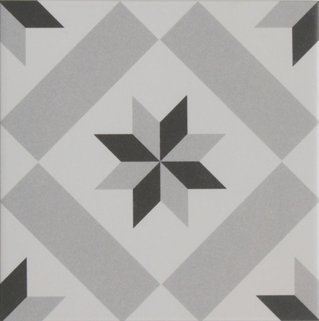 Marockanskt kakel 20x20 cm i cementkakellook