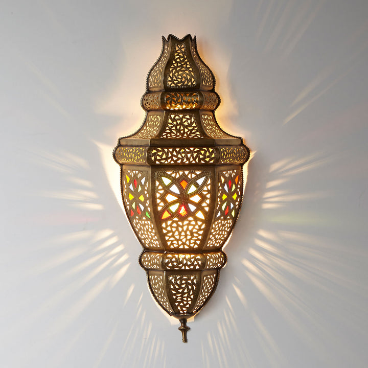 Vägglampa i mässing Ayah