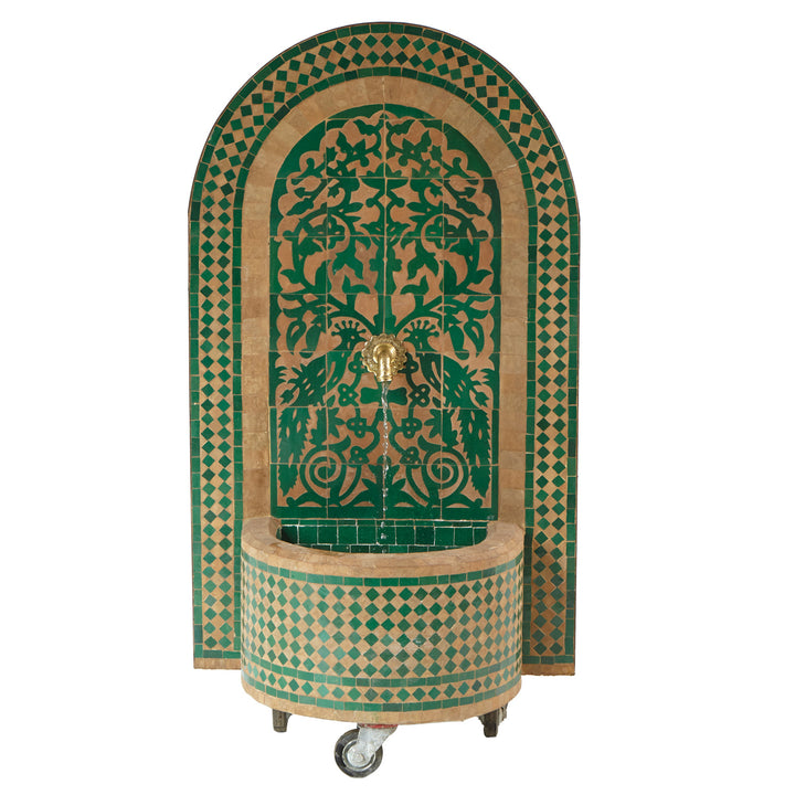 Mosaikfontän Tawus Green