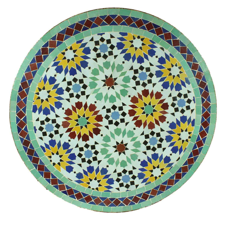 Mosaik bistrobord runt 70 cm