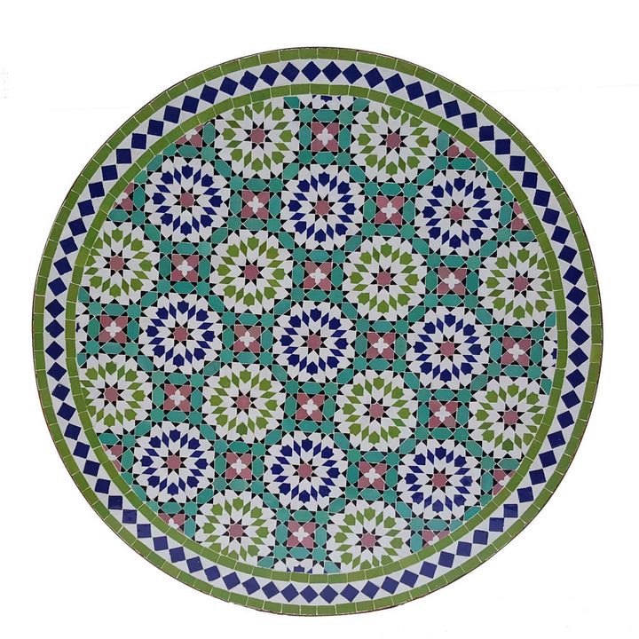 Mosaikbord D100 Ankabut Grön