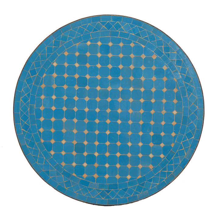 Mosaikbord från Marocko - Runt -M60-12