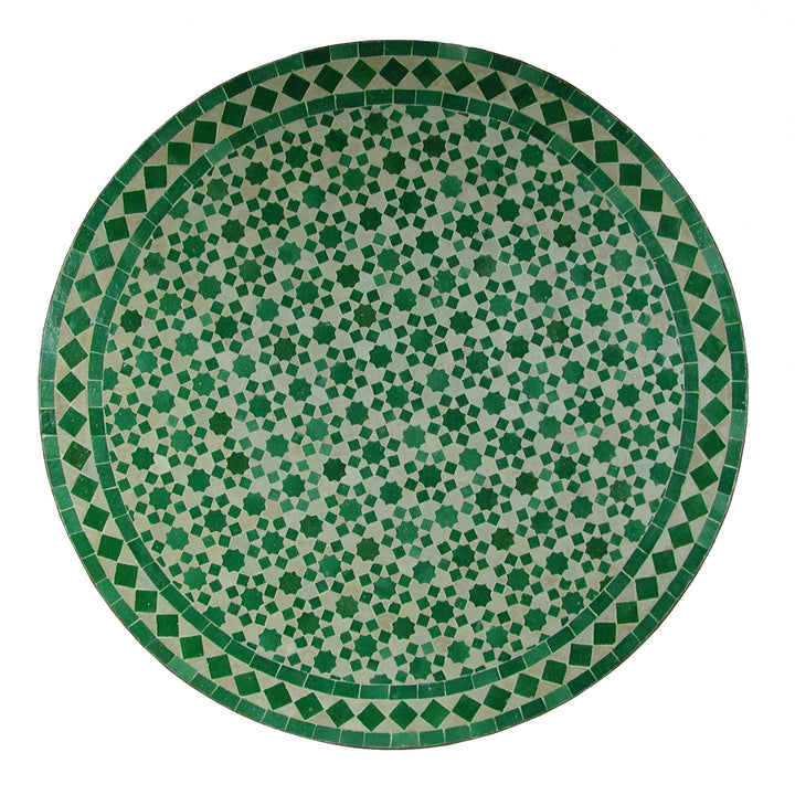 Mosaikbord från Marocko - Runt -M60-10