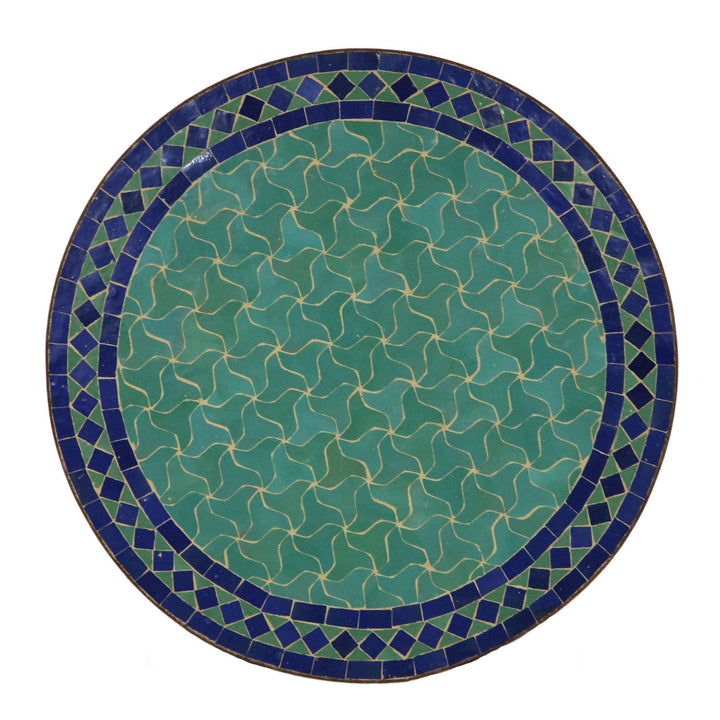 Mosaikbord från Marocko - Runt -M60-28