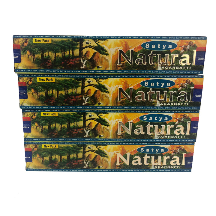 Satya Natural Agarbatti rökelsepinnar i ett paket om fyra