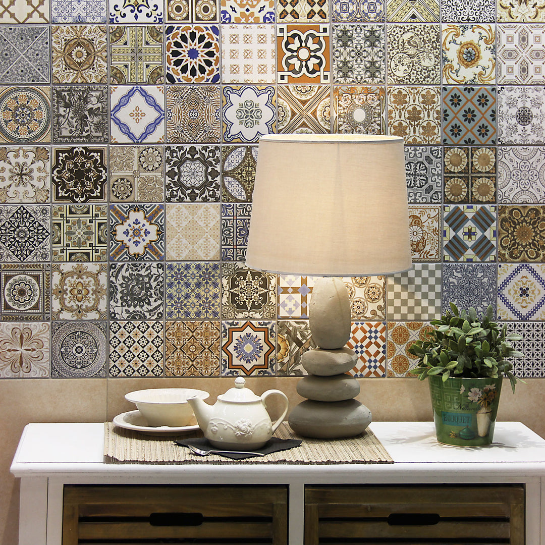Patchwork kakel för väggar och golv