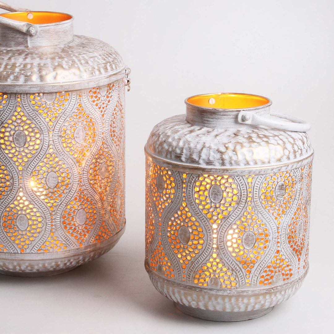 Orientaliska lyktor Suraya set om 2